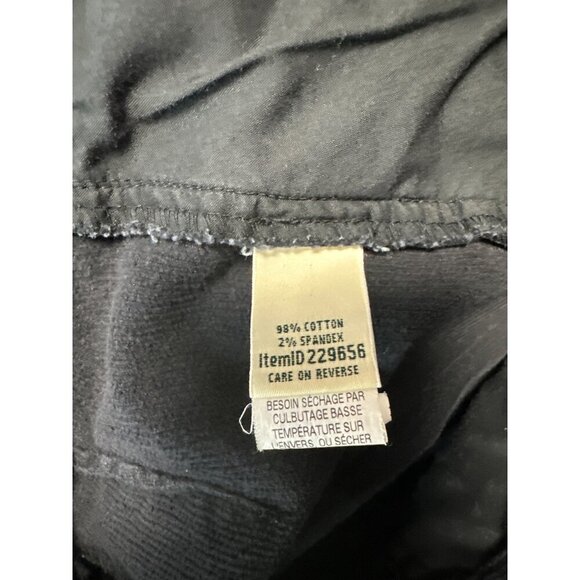 L.L. Bean Black Original Fit Corduroy Pants Women's Size 14MT - Picture 6 of 10